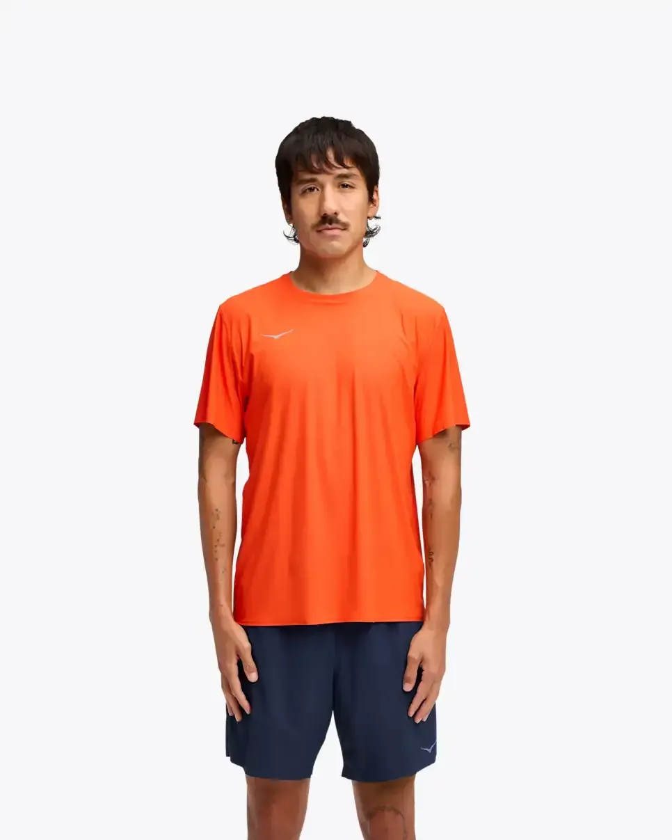 HOKA Airolite Short Sleeve 2.0 Lava