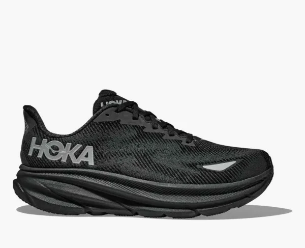 HOKA Clifton 9 Gore-Tex Black Black