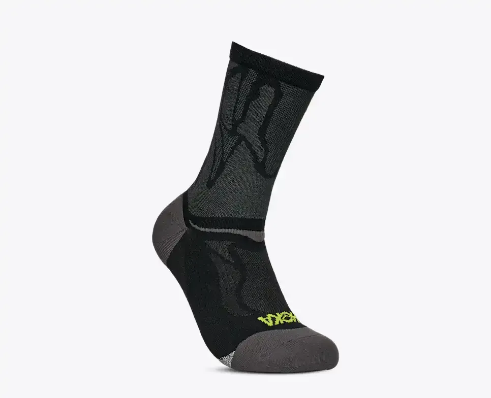 HOKA Clifton Crew Run Sock Black