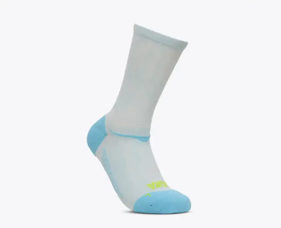 HOKA Clifton Crew Run Sock Glimmering Blue