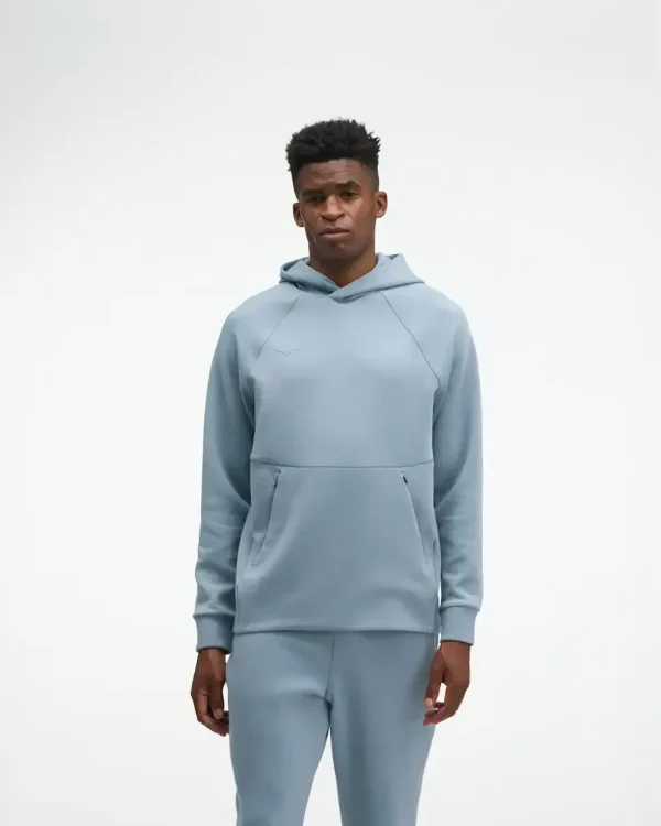 HOKA Essential Recovery Hoodie Washed Blue