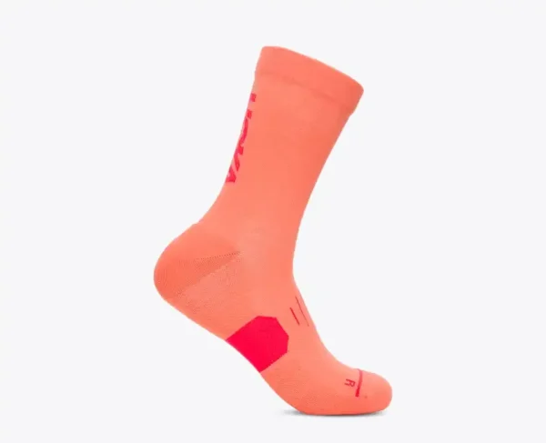 HOKA Graphic Crew Run Sock Neon Cantaloupe
