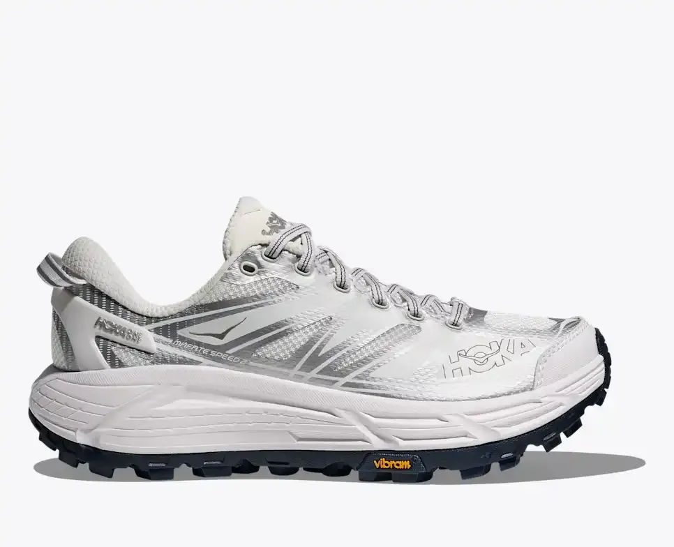 HOKA Mafate Speed 2 White Silver