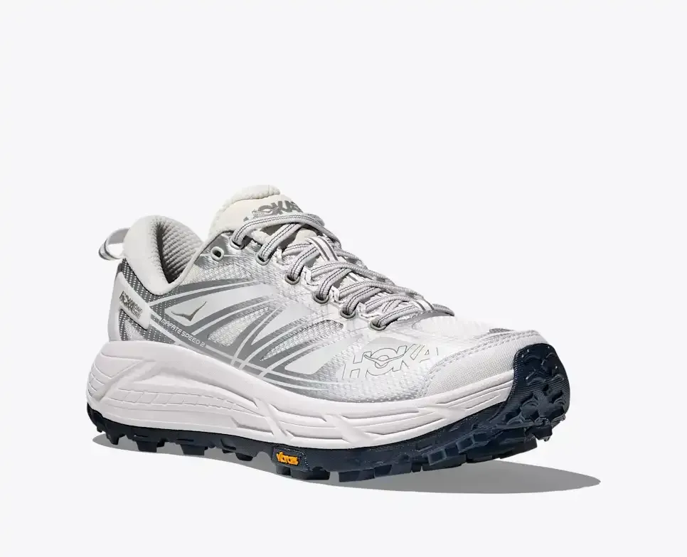 HOKA Mafate Speed 2 White Silver