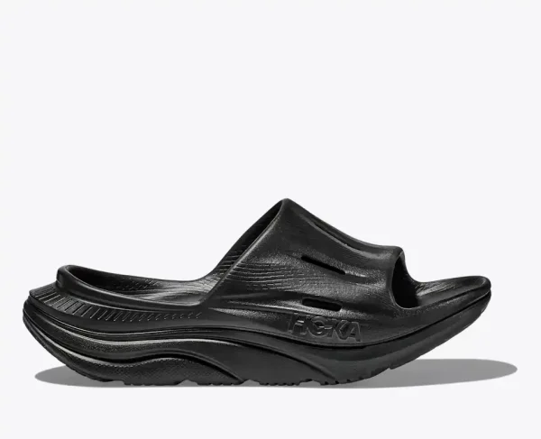 HOKA ORA Recovery Slide 3 Black