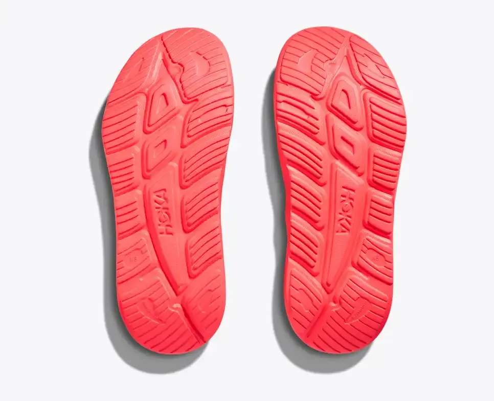 HOKA ORA Recovery Slide 3 Neon Flame