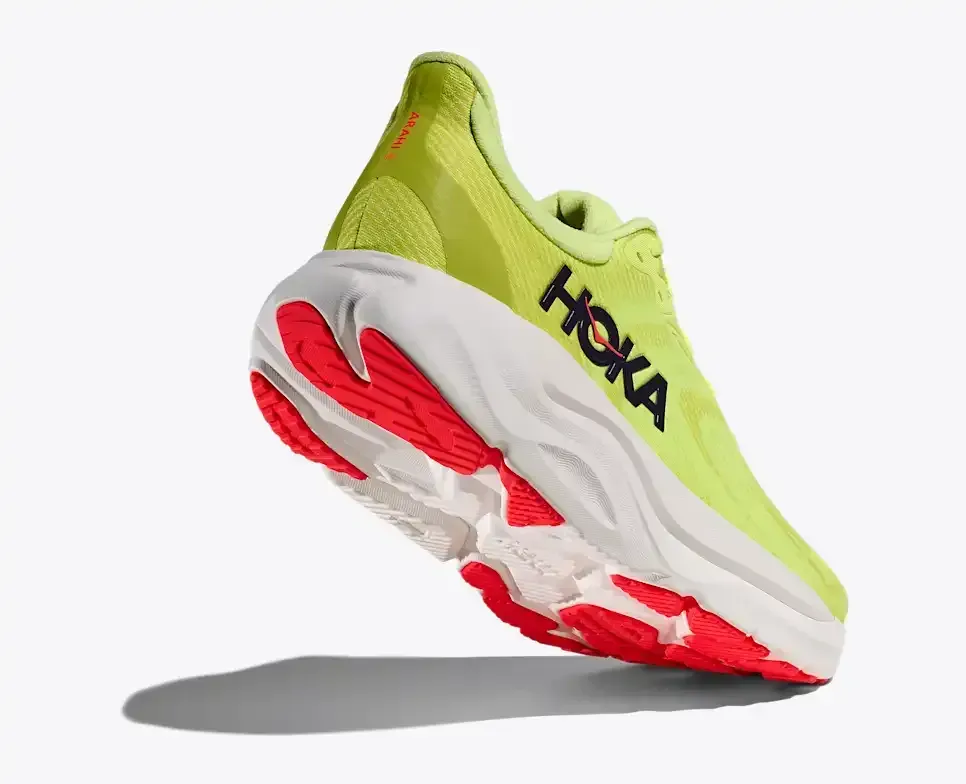 HOKA Arahi 8 Neon Yuzu Neon Flame