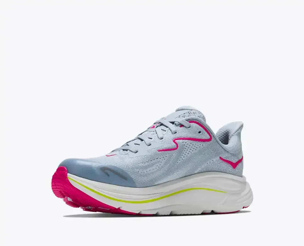 HOKA Clifton 10 Overcast Neon Dragonfruit (GS)