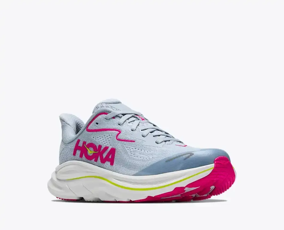 HOKA Clifton 10 Overcast Neon Dragonfruit (GS)