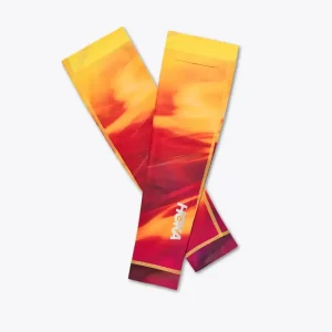 HOKA Race Day Arm Sleeve Hoka Citrus Prt