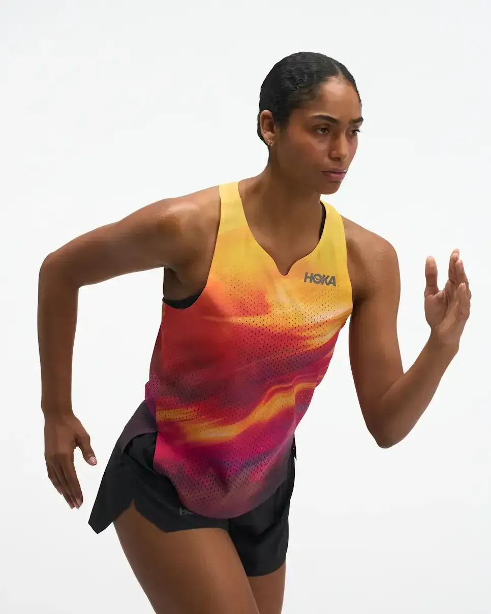 HOKA Race Day Singlet Hoka Citrust Prt (Women's)