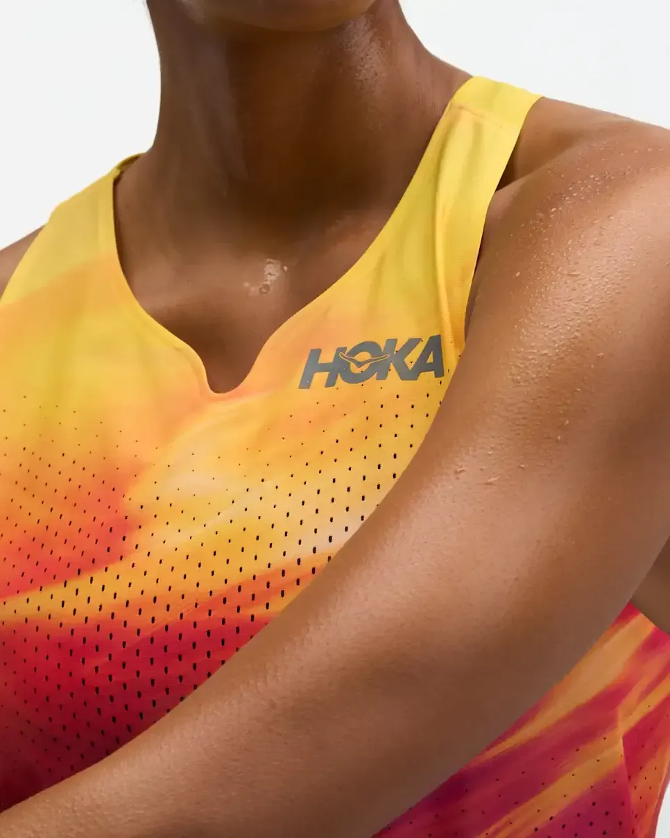 HOKA Race Day Singlet Hoka Citrust Prt (Women's)