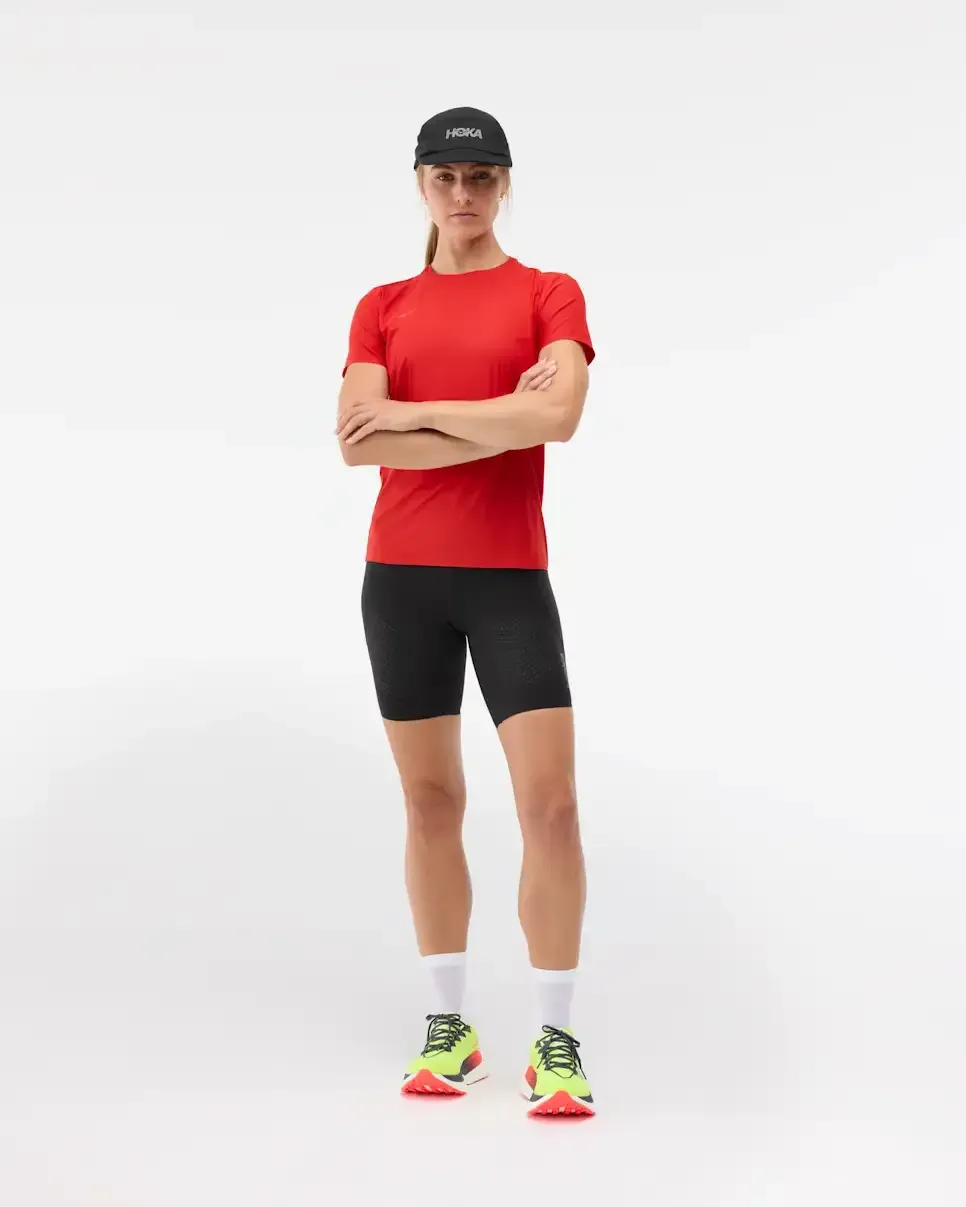 HOKA Airolite Short Sleeve 2.0 Vermillion (Women's)