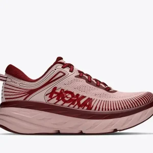 HOKA Bondi 7 Pink Opal Varsity Burgundy (Women's)